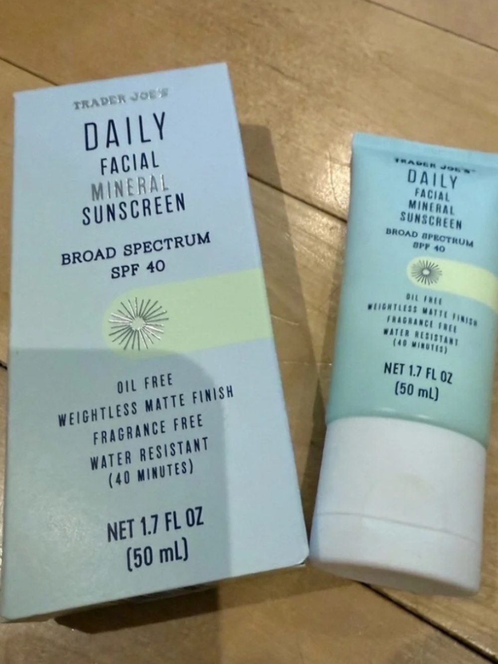 Trader Joe’s sunscreen x2